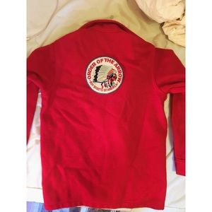 Vintage red wool Boy Scouts of America jacket